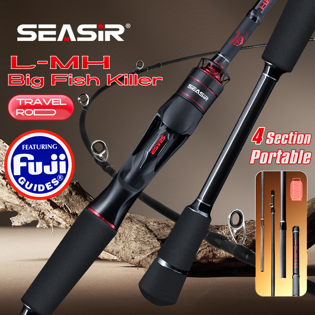 Fishing Equipment Guide - Seasir Salminus XF M/MH Spining&Casting Fishing
