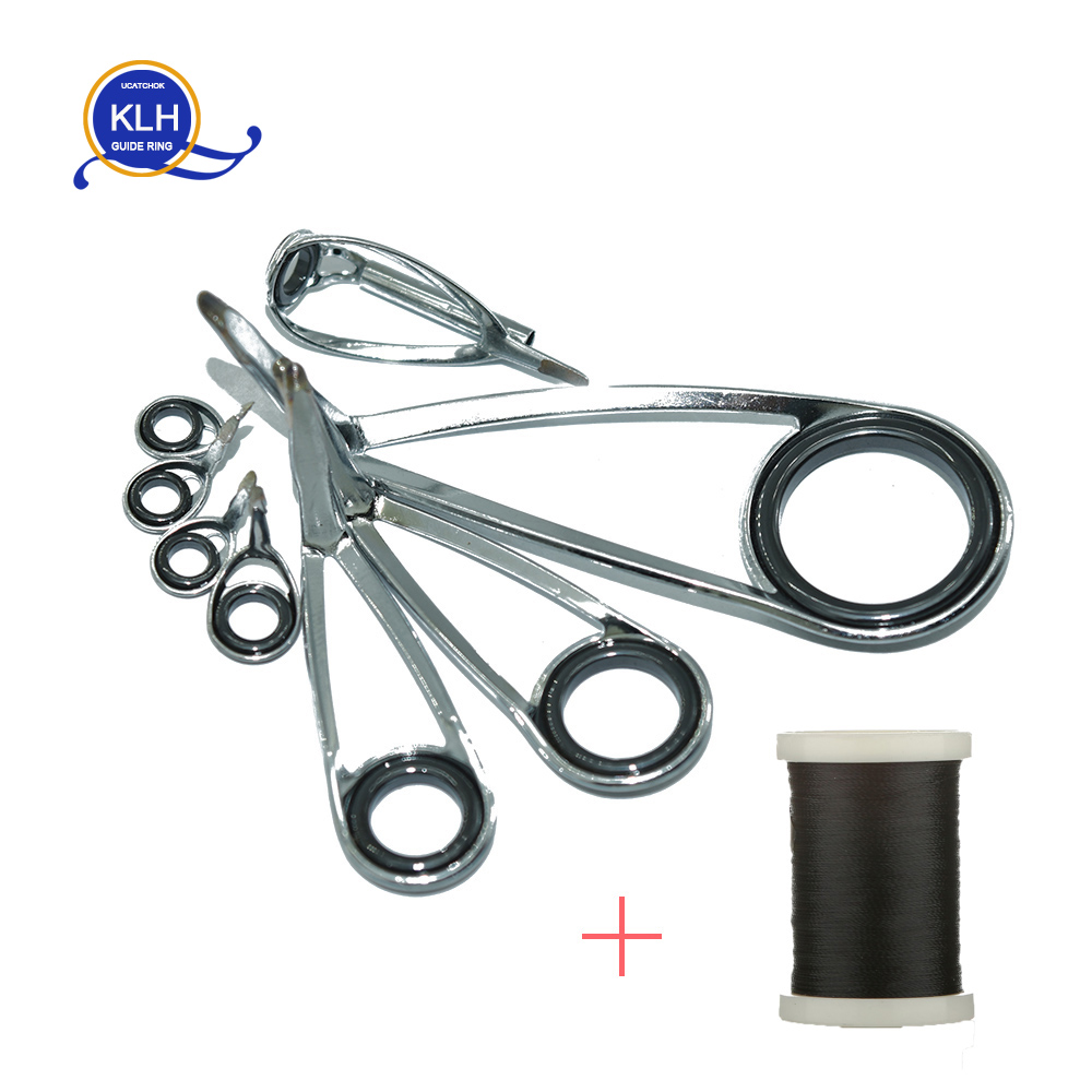 Fishing Equipment Rod - 8pcs/Kit KLH Bracket Stainless Steel Guide