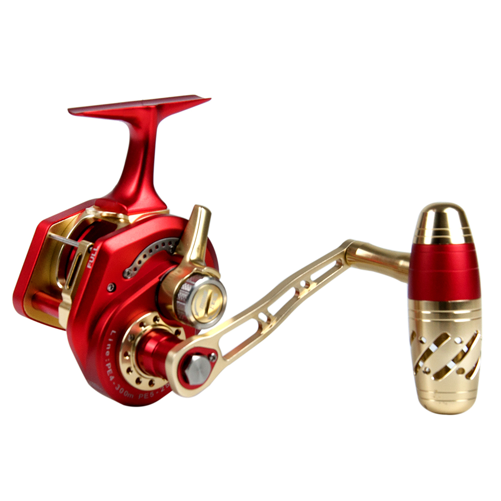 Baitcasting Reel - Red 70lbs Offshore 11BB Metal Body