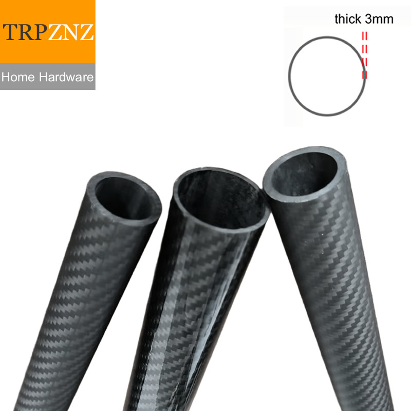 Carbon Fishing Rod - 3K Carbon Fiber Tube Pipe OD