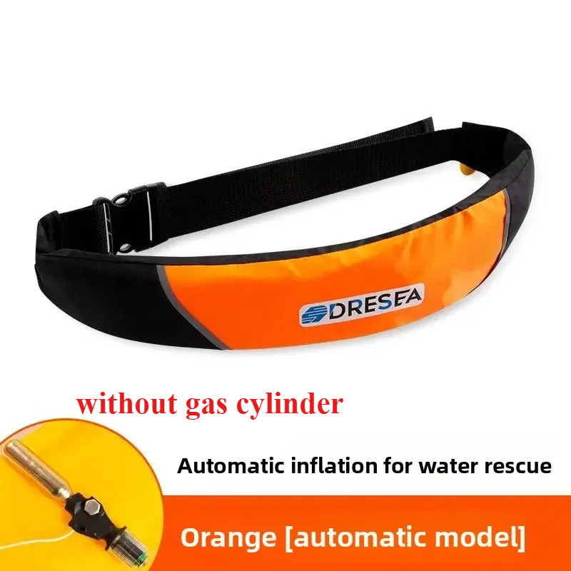 Fishing Vest Jacket - Waist Belt Type Automatic Inflatable Life