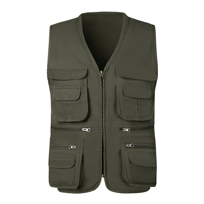 Fishing Vest Jacket - Summer Men Tactical Hiking Fishing Vest