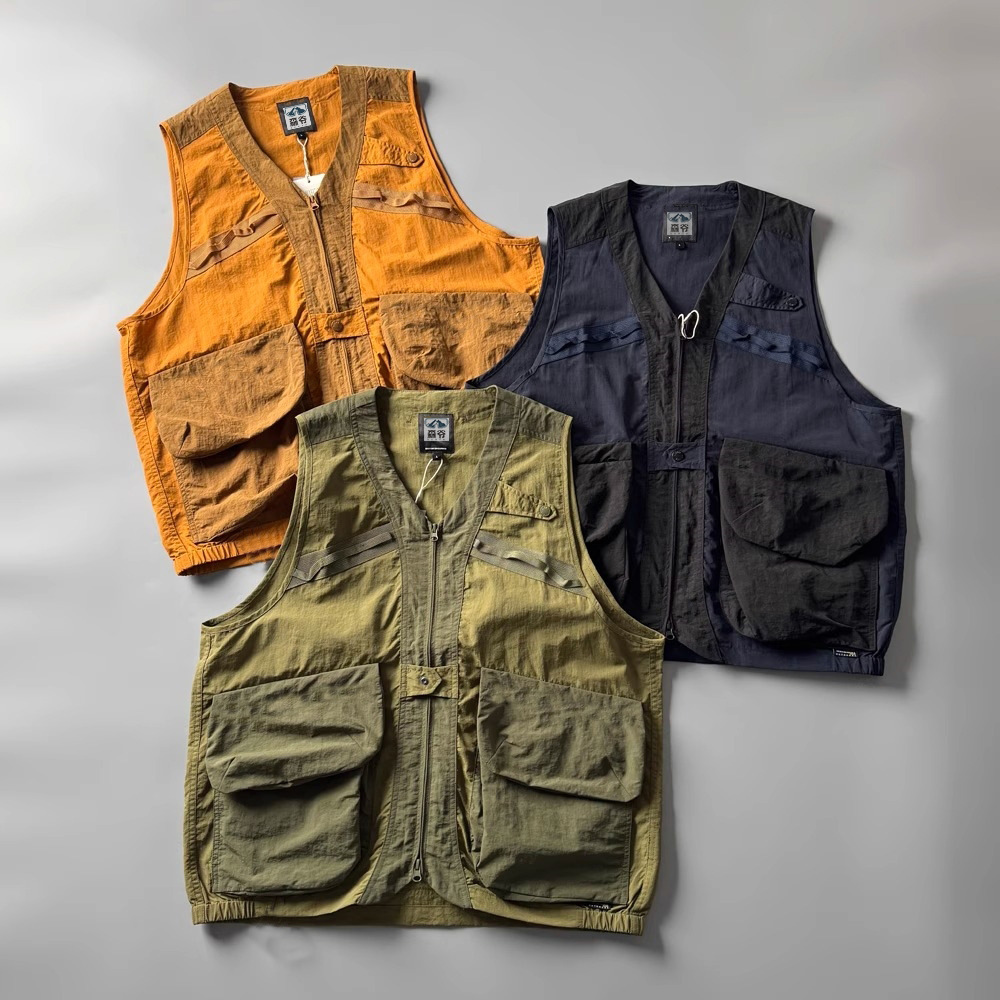 Fashion Splicing Design Sports - Fishing Vest Jacket 评论和价格