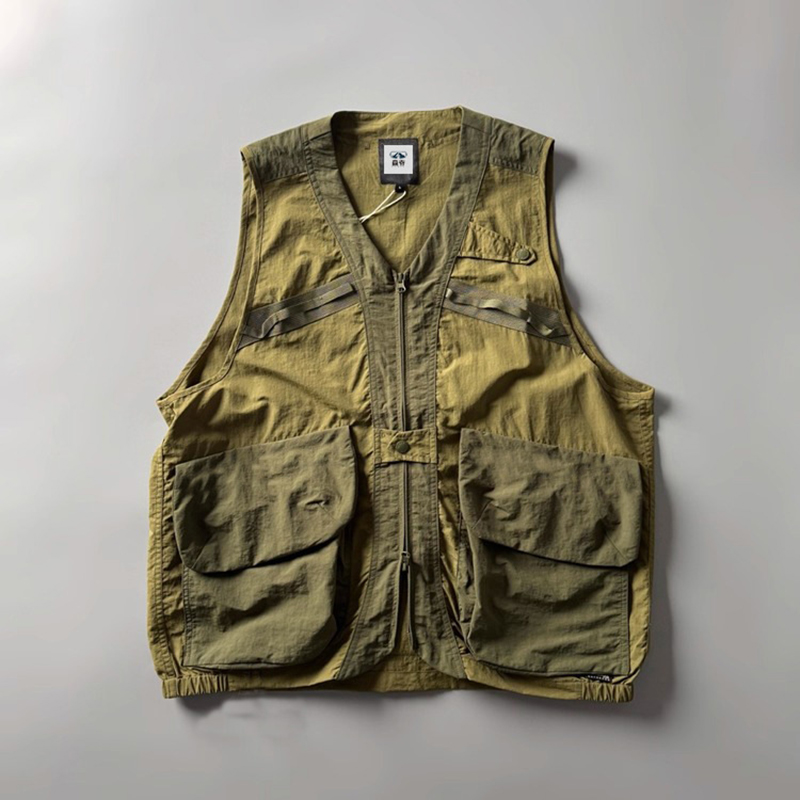 Fashion Splicing Design Sports - Fishing Vest Jacket 评论和价格
