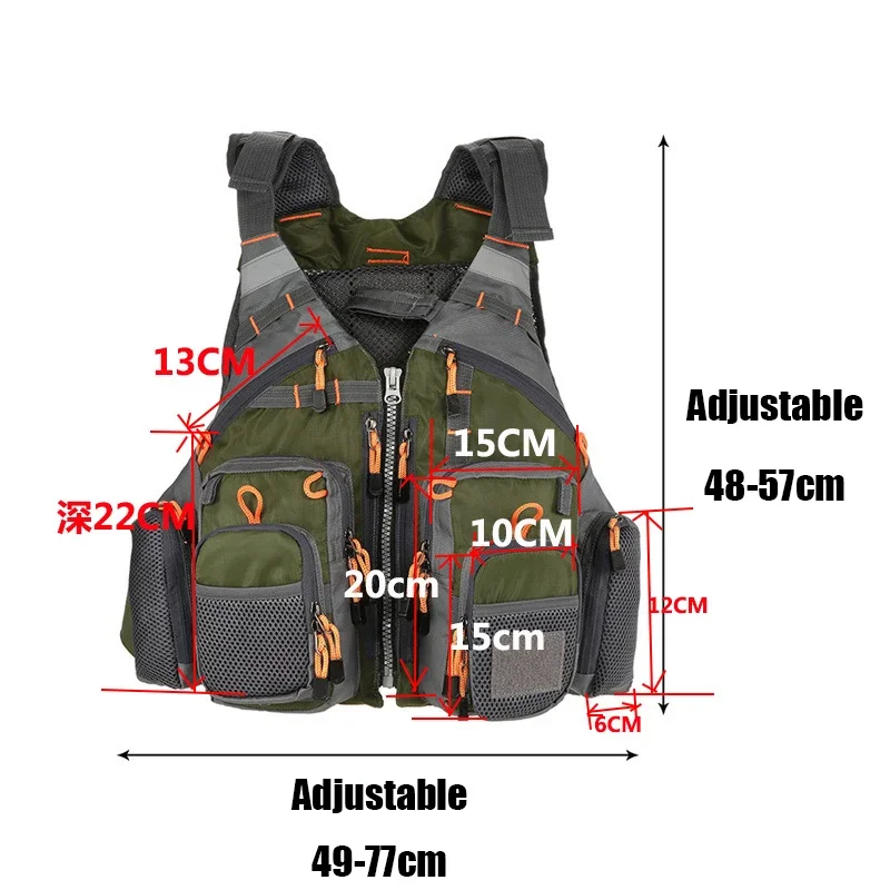Adjustable Fishing Vest Breath - Fishing Vest Jacket 评论和价格
