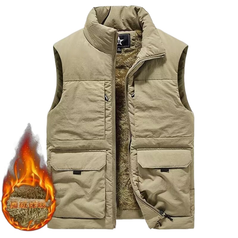 Winter Men's Cargo Hunting Ves - Fishing Vest Jacket 评论和价格