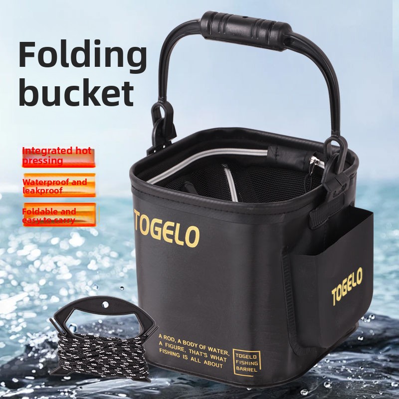 Fish bucket New folding fishin - Fishing Equipment 评论和价格