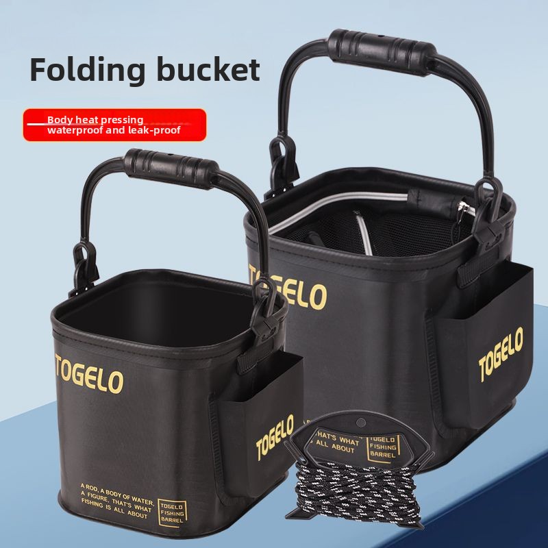 Fish bucket New folding fishin - Fishing Equipment 评论和价格