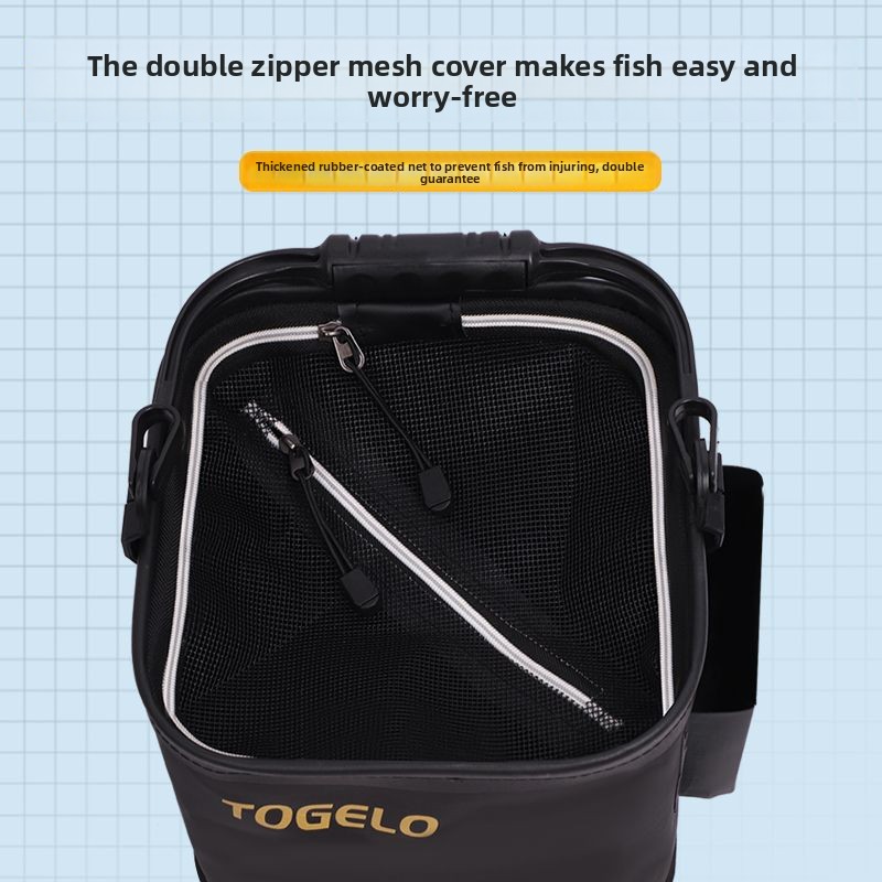 Fish bucket New folding fishin - Fishing Equipment 评论和价格