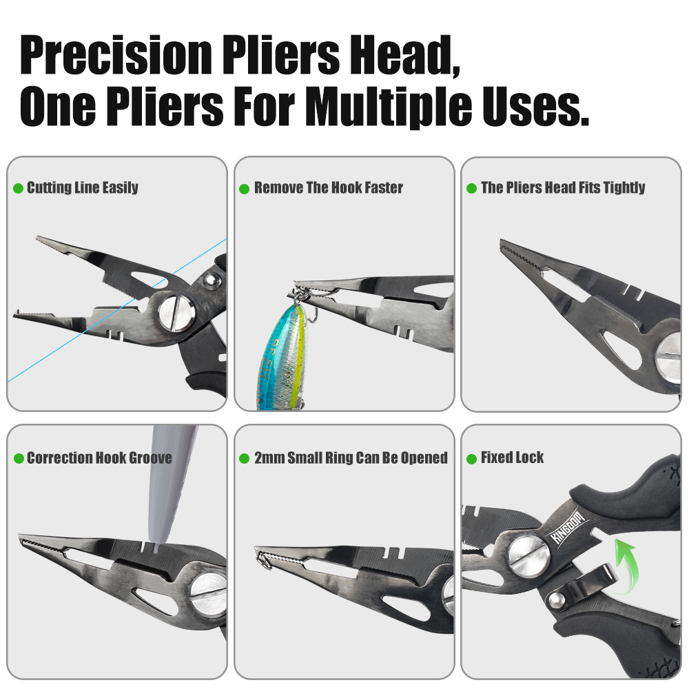 Kingdom Fishing Pliers Multifu - Used Fishing Equipment Near Me 评论和价格