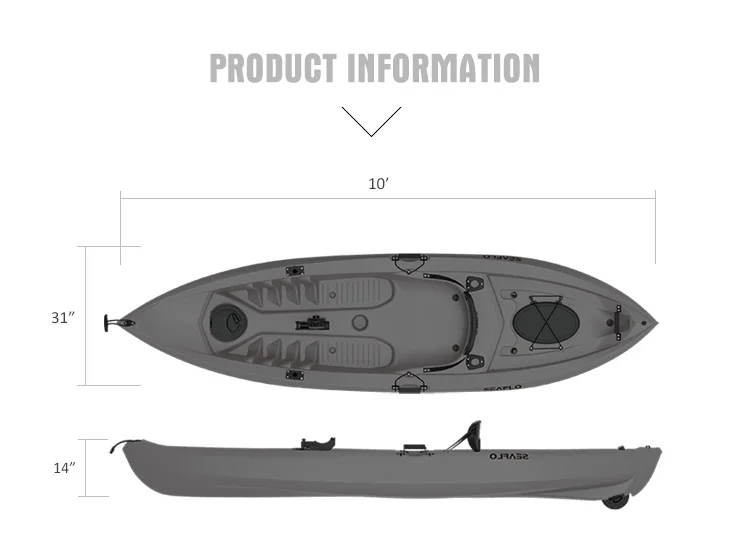 10ft 1 Person HDPE Plastic Boa - Fishing Equipment 评论和价格