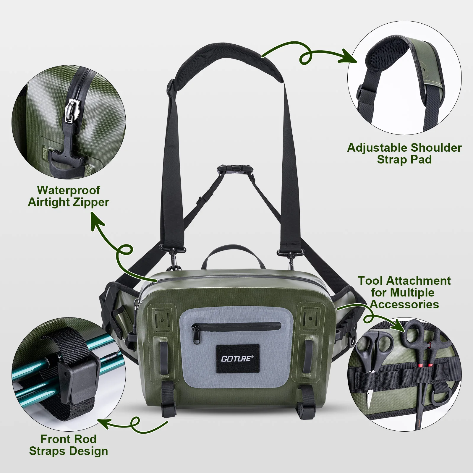 Gtoure Waterproof Fishing Tack - Fishing Equipment Box 评论和价格