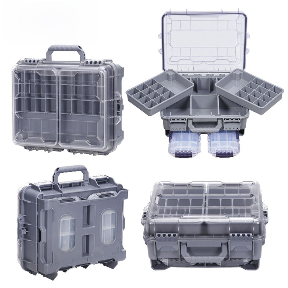 1pc Waterproof Double Layer Po - Fishing Equipment Box 评论和价格