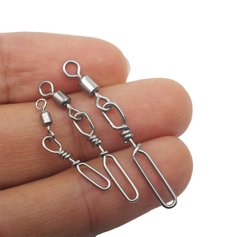 10Pcs Stainless Steel Quick Sn - Fishing Equipment Guide 评论和价格
