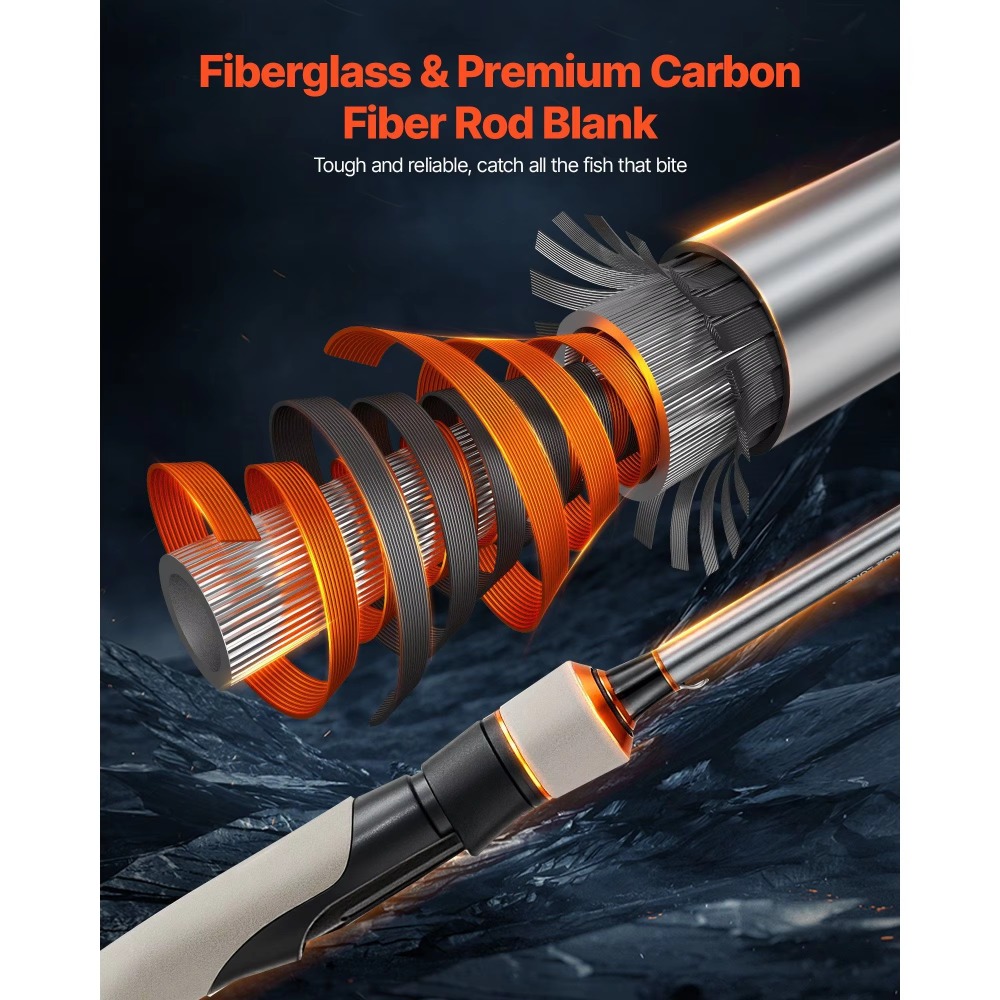 Carbon Fiber Bass Fishing Pole - Carbon Fishing Rod 评论和价格