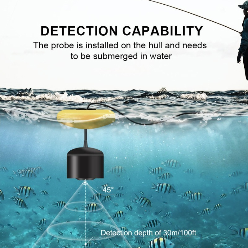 Sonar Fish Detector Lightweigh - Fishing Equipment English 评论和价格