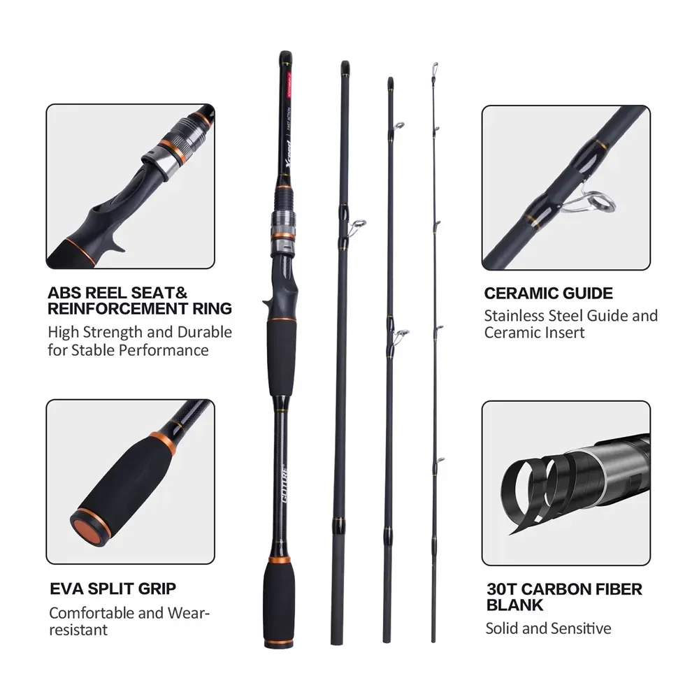 Goture Xceed 4 Setions Travel  - Fishing Equipment Guide 评论和价格